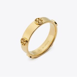 Tory Burch Miller Stud Ring Size 7 Color Gold